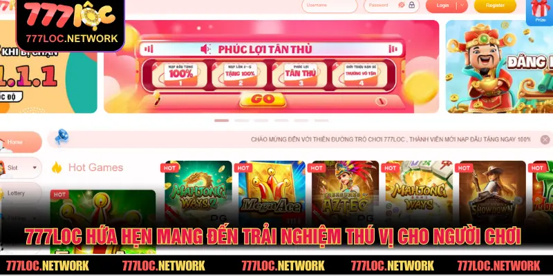 777loc hứa hẹn mang đến trải nghiệm thú vị cho người chơi