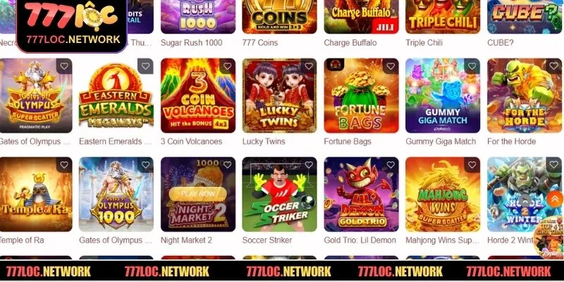 Hệ thống slot game tại sảnh có hiệu ứng đồ họa bắt mắt và giao diện dễ dùng